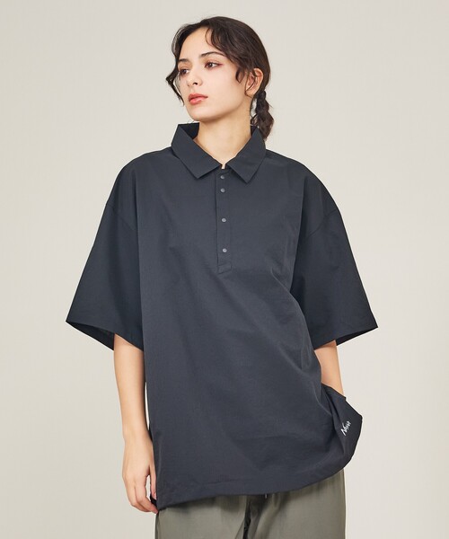tシャツ 「NANGA / ナンガ」DotAir(R) コンフィー ポロシャツ / 通気性・吸汗速乾 / N2610-1M096A メンズ レディースの画像