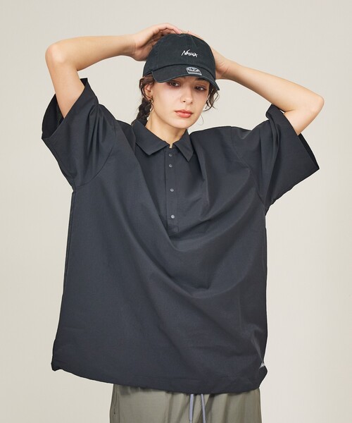tシャツ 「NANGA / ナンガ」DotAir(R) コンフィー ポロシャツ / 通気性・吸汗速乾 / N2610-1M096A メンズ レディースの画像