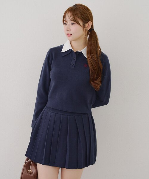 「continuer de NICE CLAUP」 セットアップ FREE ネイビー レディース_画像3