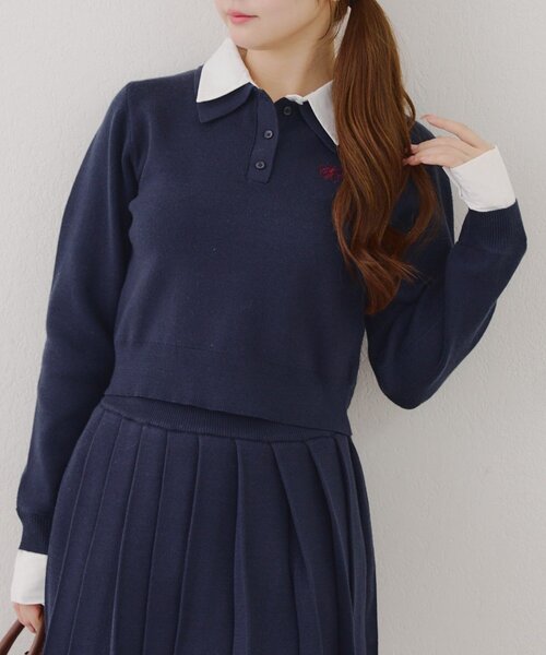 「continuer de NICE CLAUP」 セットアップ FREE ネイビー レディース_画像5