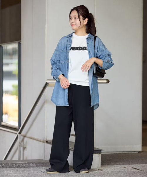 「JOURNAL STANDARD」 半袖Tシャツ FREE ブラック系その他 レディース_画像4