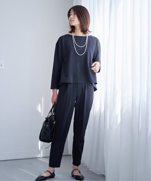 「IKKA LOUNGE」 セットアップ M ベージュ レディース_画像2