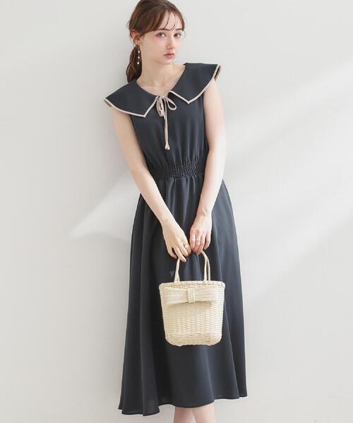 Couture Brooch（クチュール ブローチ） ワンピース 夏 半袖 「洗える