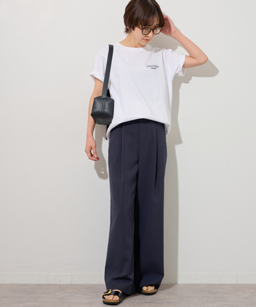 「JOURNAL STANDARD relume」 半袖Tシャツ FREE ホワイト レディース_画像3