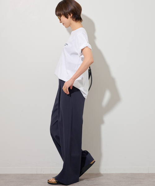 「JOURNAL STANDARD relume」 半袖Tシャツ FREE ホワイト レディース_画像4