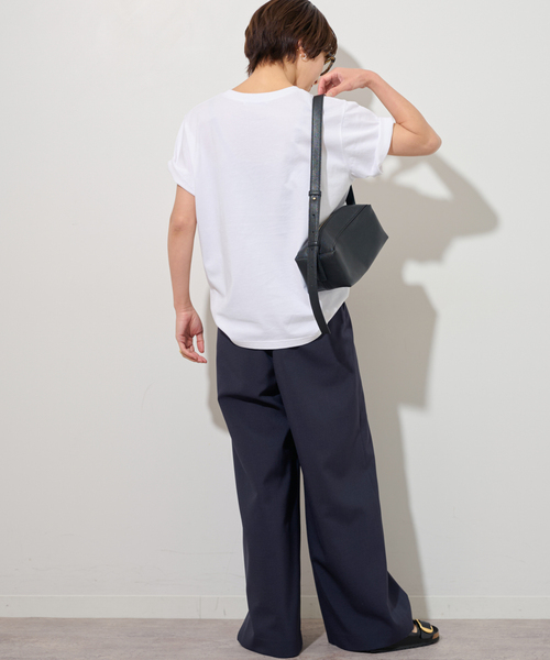 「JOURNAL STANDARD relume」 半袖Tシャツ FREE ホワイト レディース_画像5