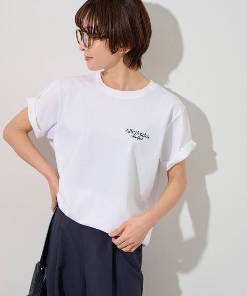 「JOURNAL STANDARD relume」 半袖Tシャツ FREE ホワイト レディース_画像6