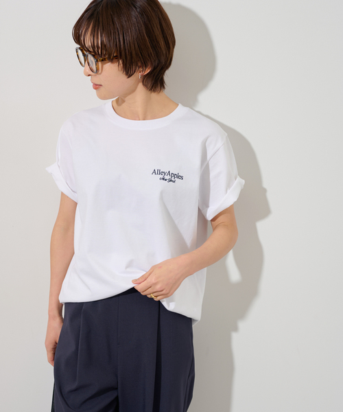 「JOURNAL STANDARD relume」 半袖Tシャツ FREE ホワイト レディース_画像8