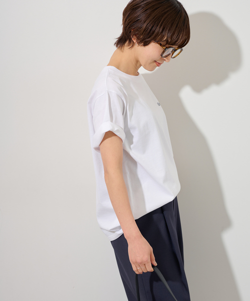 「JOURNAL STANDARD relume」 半袖Tシャツ FREE ホワイト レディース_画像9