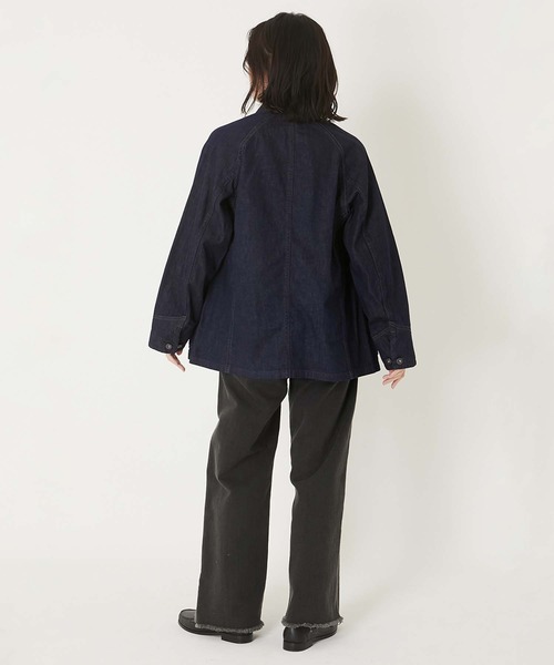 「BLUE BLUE」 デニムジャケット MEDIUM インディゴブルー メンズ_画像6