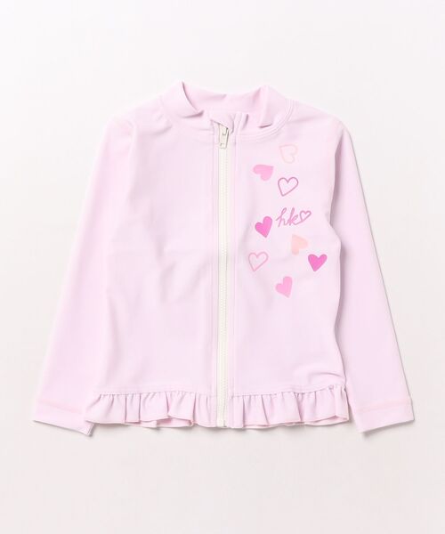 ラッシュガード 「ベビー」ハートプリントラッシュガード（UVカット） キッズ 子供