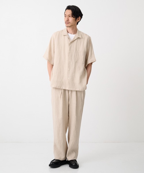【MARKAWARE】マーカウェア　オープンカラーシャツ　半袖　マーカ　サイズ1 markaware（マーカウェア） シャツ 半袖 「MARKAWARE/マーカウェア