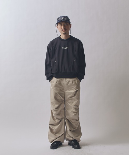 「Lui's」 長袖Tシャツ 1 バーガンディー メンズ_画像2