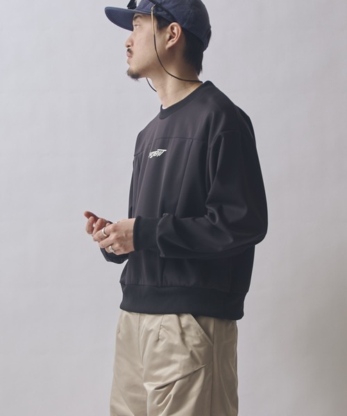 「Lui's」 長袖Tシャツ 1 バーガンディー メンズ_画像4