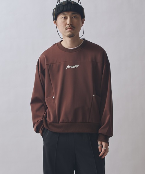 「Lui's」 長袖Tシャツ 1 バーガンディー メンズ_画像7