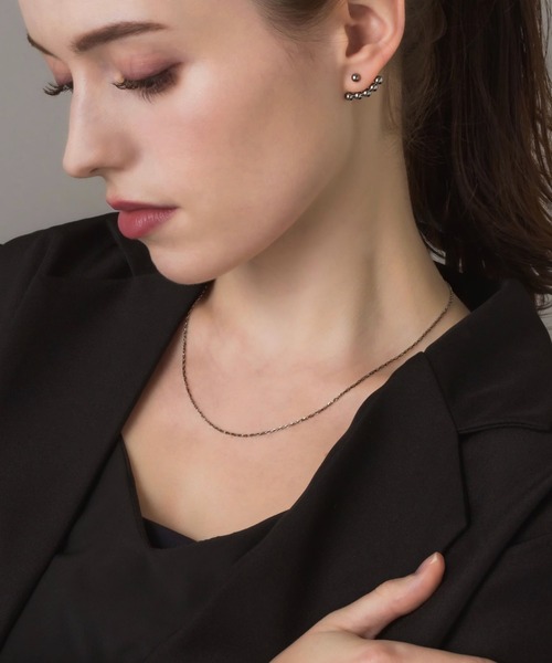 「muku」 ネックレス 45 シルバー レディース_画像9
