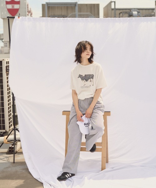 「common gull products.」 半袖Tシャツ LARGE ホワイト系その他 レディース_画像2