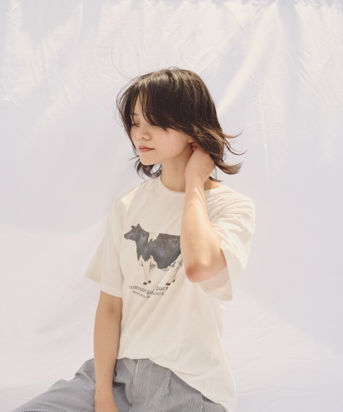 「common gull products.」 半袖Tシャツ LARGE ホワイト系その他 レディース_画像6