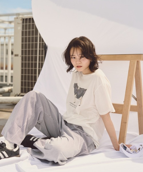 「common gull products.」 半袖Tシャツ LARGE ホワイト系その他 レディース_画像9