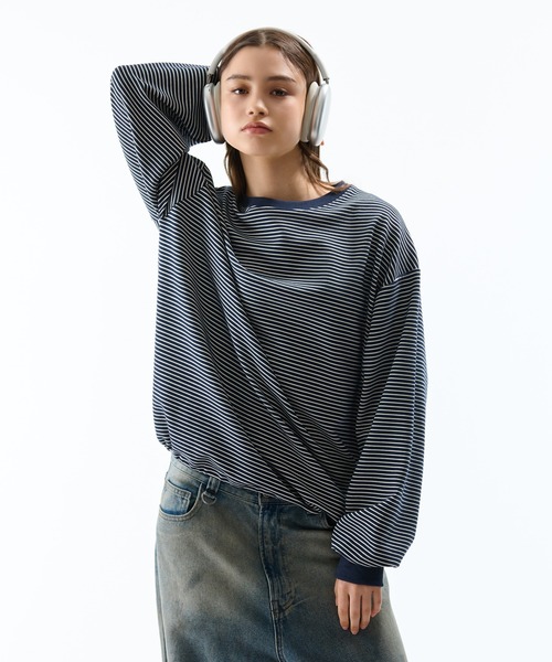 「WETTEMPT」 長袖Tシャツ SMALL オフホワイト メンズ_画像3