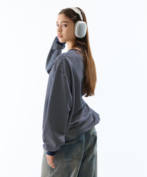 「WETTEMPT」 長袖Tシャツ SMALL オフホワイト メンズ_画像5