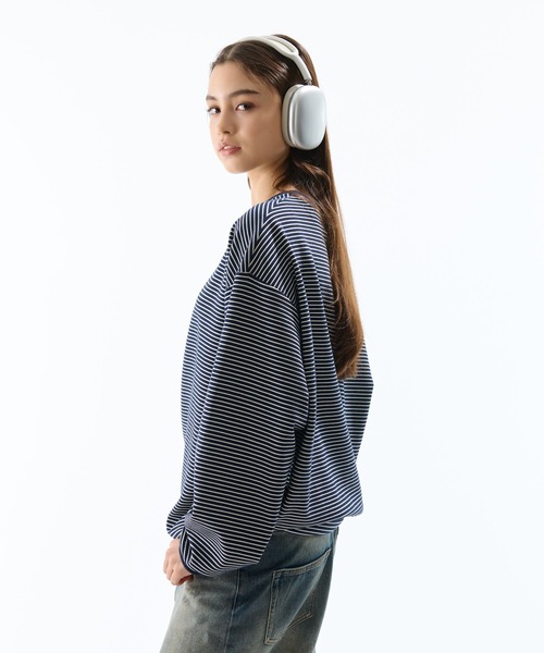 「WETTEMPT」 長袖Tシャツ SMALL オフホワイト メンズ_画像6