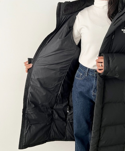 THE NORTH FACE ブラック ロングダウンジャケット ロングペディン THE NORTH FACE（ザ ノースフェイス） ノースフェイス ダウンコート