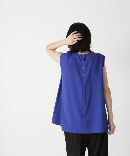「NATURAL BEAUTY BASIC」 ノースリーブチュニック SMALL ブラック レディース_画像2