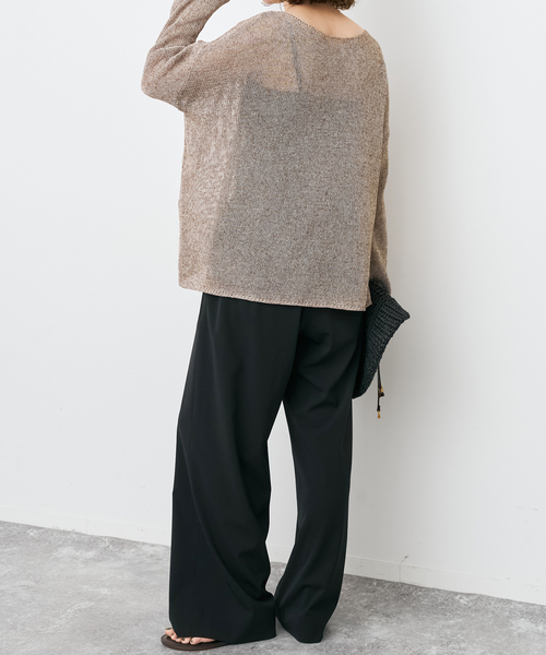 Spick＆Span（スピック アンド スパン） スラックス パンツ 「WEB限定