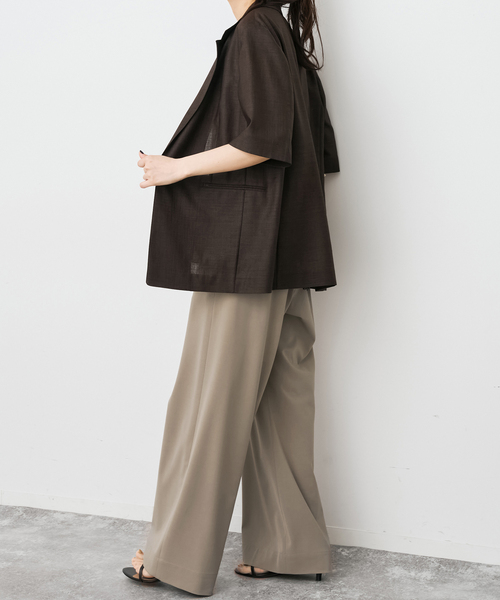 Spick＆Span（スピック アンド スパン） スラックス パンツ 「WEB限定