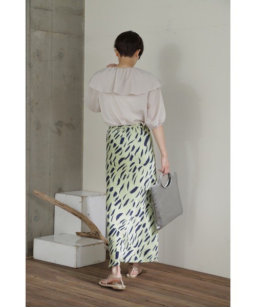 「ROSE BUD」 「CHIGNON」フレアスカート 38 ブラック レディース_画像9