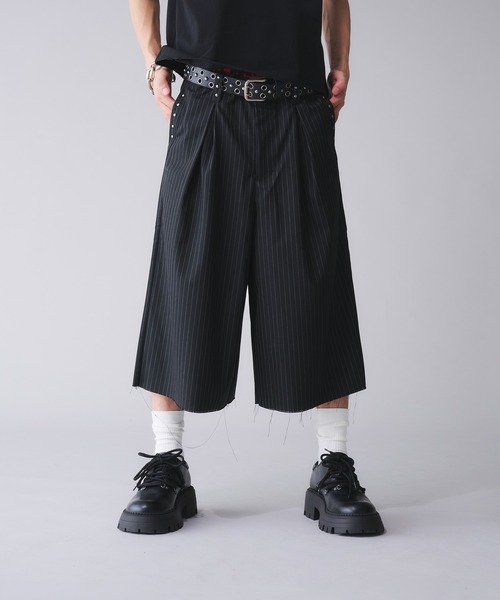 「ANDER HUNK」 スラックス SMALL ブラック メンズ_画像7
