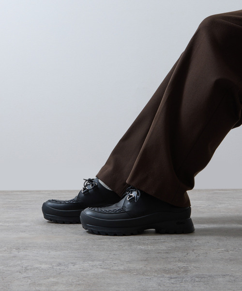 ブーツ PADRONE パドローネ / INTERLACE SHOES with 884C Vibram 884Cビブラムソールレザーモカシンシューズ / PU8840-2012 メンズ | PADRONE | 02