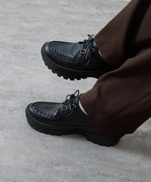 ブーツ PADRONE パドローネ / INTERLACE SHOES with 884C Vibram 884Cビブラムソールレザーモカシンシューズ / PU8840-2012 メンズ | PADRONE | 03