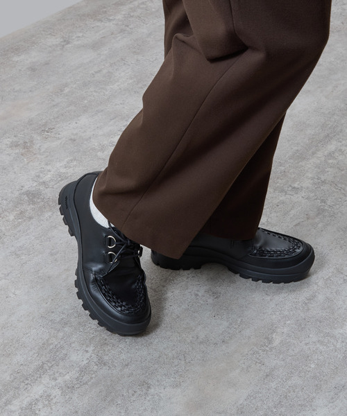 ブーツ PADRONE パドローネ / INTERLACE SHOES with 884C Vibram 884Cビブラムソールレザーモカシンシューズ / PU8840-2012 メンズ | PADRONE | 05