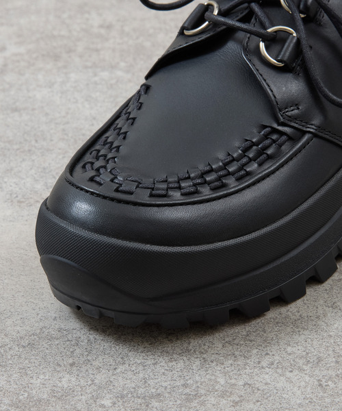 ブーツ PADRONE パドローネ / INTERLACE SHOES with 884C Vibram 884Cビブラムソールレザーモカシンシューズ / PU8840-2012 メンズ | PADRONE | 09