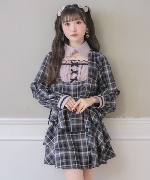 ROJITA（ロジータ） ワンピース ツーピー風ティアードワンピース