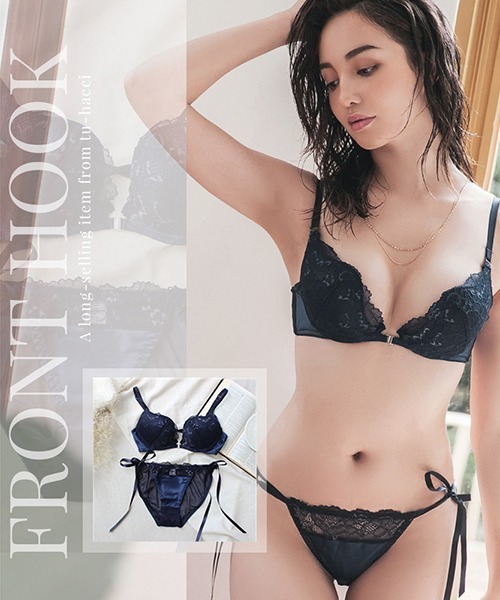 【2点セット】tu-hacci ブラジャー・ショーツセット tu-hacci ブラジャー ショーツセット ピオニーレースフロント