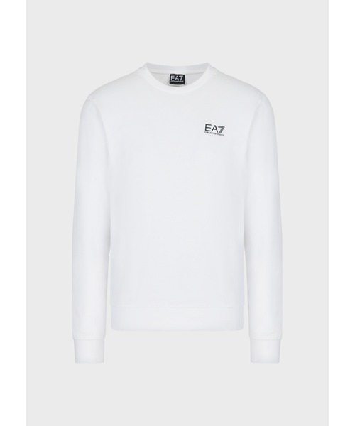 EMPORIO ARMANI* アルマーニ EA7 ロゴ スウェット 長袖 Ea7 Emporio Armani ロゴ スウェットシャツ | ブラック