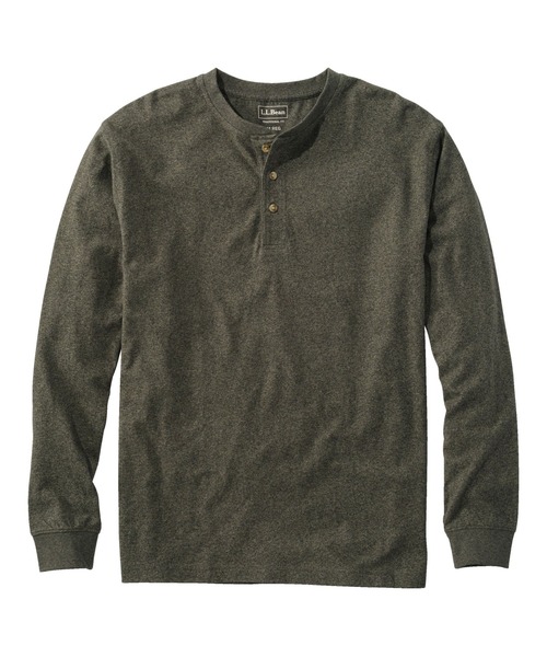 L.L.Bean（エルエルビーン） ヘンリーネック tシャツ ケアフリー・アン