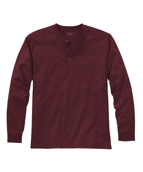 L.L.Bean（エルエルビーン） ヘンリーネック tシャツ ケアフリー・アン