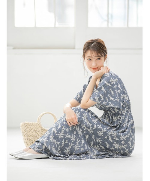カシュクールワンピース fifth ワンピース fifth フィフス の 小花柄