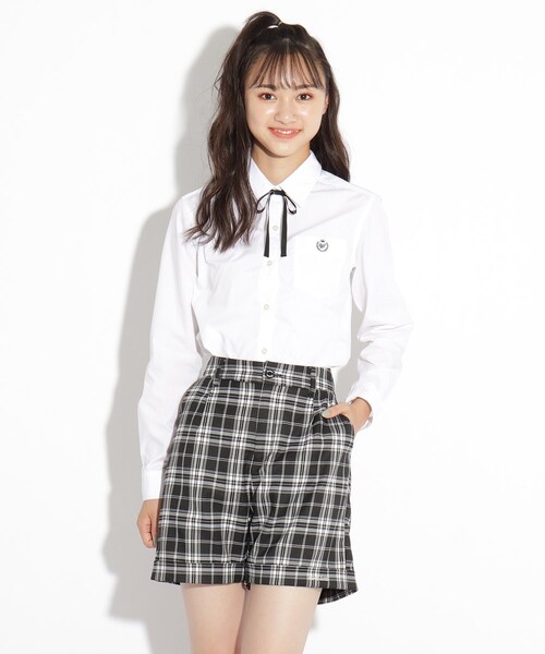 PINK-latte（ピンクラテ） パンツ 「卒服」リボン付ショートパンツ