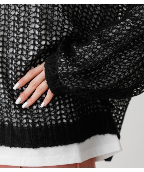 ニット 2WAY HAIRY KNIT SET/2WAYヘアリーニットセット|ZOZOTOWN |11