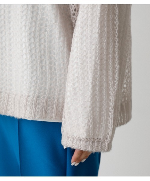 ニット 2WAY HAIRY KNIT SET/2WAYヘアリーニットセット|ZOZOTOWN |21