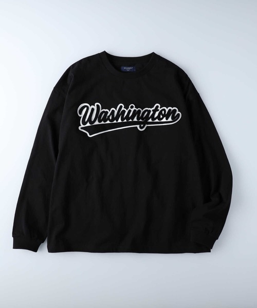 BACK NUMBER tシャツ 「BACK NUMBER」カレッジロンT メンズ