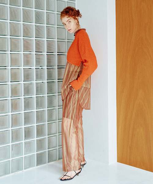 EMMA LIMBER パンツ Sheer Stripe Pants（シアーストライプ