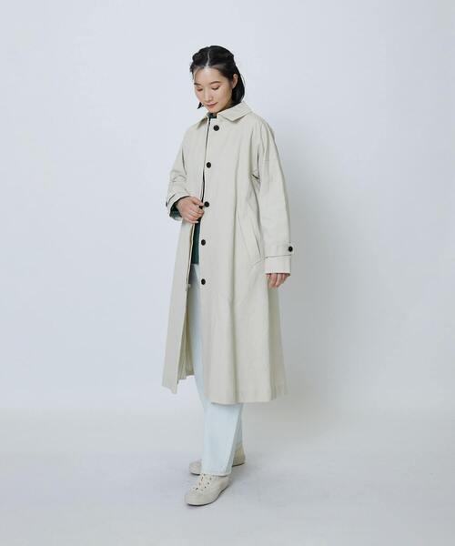 ロワズィール LOISIR グランジコットンポプリンステンカラー ショートコート グランジコットンポプリンステンカラーショートコート｜BIGI online