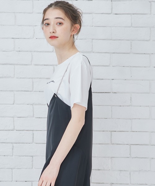 12twelve agenda 2点セット ワンピース トップス 半袖 黒 白 SALE 