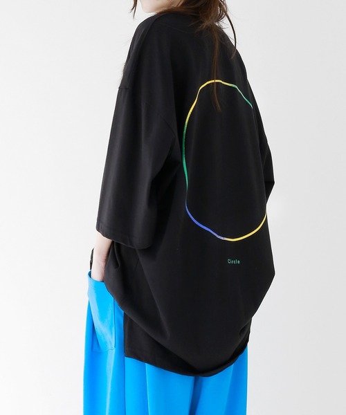 【大人気完売品】新品未使用❗モフマヌル薄手グラデーション半袖Tシャツ 新作新品❣️モフマヌル薄手グラデーション激カワ♡TシャツF